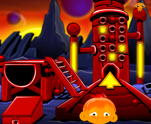 play Monkey Go Happy: Stage 278 Space Trouble