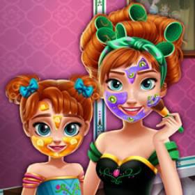 play Ice Princess Mommy Real Makeover - Free Game At Playpink.Com