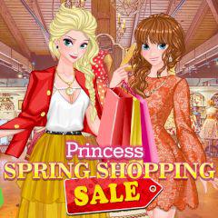play Princess Spring Shopping Sale