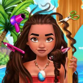 play Polynesian Princess Real Haircuts - Free Game At Playpink.Com