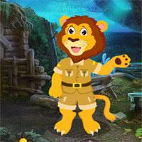 play Games4King-Funny-Lion-Rescue