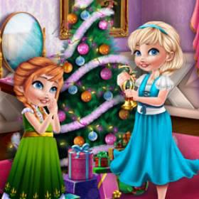 play Sisters Christmas Room Prep - Free Game At Playpink.Com