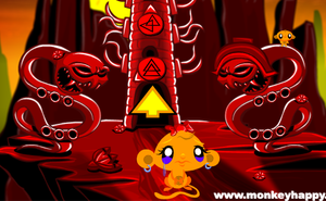 play Monkey Go Happy: Stage 284 The Tower