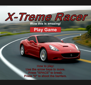 play X-Treme Racer (W/ Barriers)