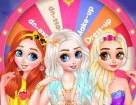 play Princesses Spin The Wheel Contest