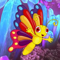 play Crystal Cave Butterfly Escape