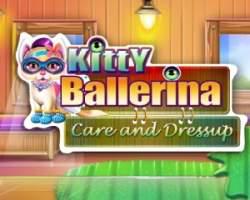 play Kitty Ballerina Care And Dressup
