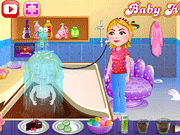 play Baby Hazel Royal Bath