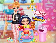 play Messy Baby Princess Cleanup