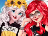 Ariel And Elsa Instagram Stars