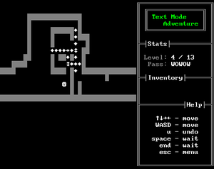 play Text Mode Adventure