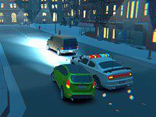 play 3D Night City: 2 Player Racing
