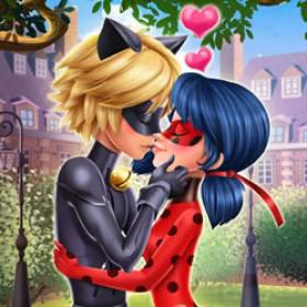 play Miraculous Hero Kiss - Free Game At Playpink.Com