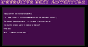 play Text Detective Game