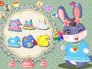 play Cute Easter Bunny Dress Up