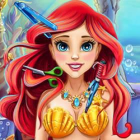 play Mermaid Princess Real Haircuts - Free Game At Playpink.Com