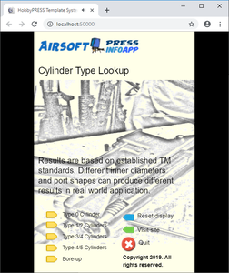 Airsoft Cylinder Type Lookup