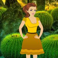 play Rescue Girl From Desert Cactus