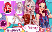 play Ariel And Elsa Instagram Stars