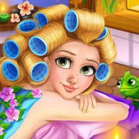 play Blonde Princess Spa Day - Free Game At Playpink.Com