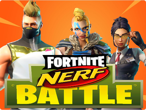 play Fortnite Nerf Battle