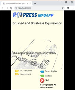 Find The Brushless Equivalents Based On Motor Turns