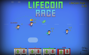 play Lifecoin Race : Ludumdare44