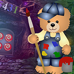Painting Bear Rescue Game