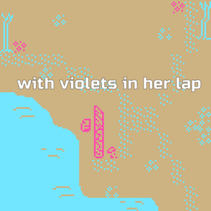 play With Violets In Her Lap