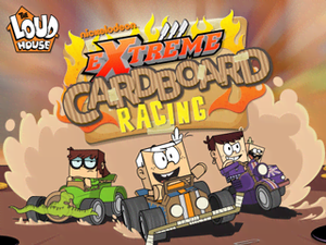 play Loud House: Extreme Cardboard Racing