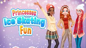 play Princesses Ice Skating Fun