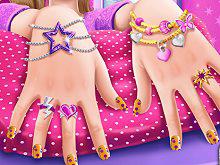 play Superhero Doll Manicure