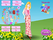 play My Flowery Dressup