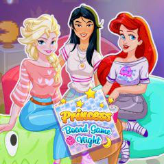 play Princess Board Game Night