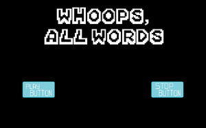 play Whoops, All Words!