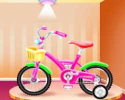 Girl Bike Fix And Washing Salon