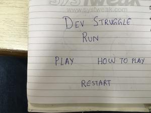 play A Dev'S Struggle