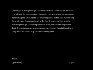play Isolation - A Text Adventure