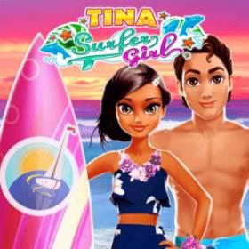 Tina Surfer Girl - Free Game At Playpink.Com