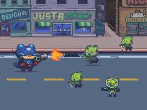 play Cat Gunner Vs Zombies