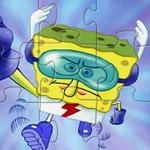 play Superhero-Spongebob-Puzzle