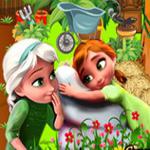 play Frozen-Princess-Garden