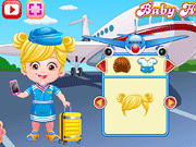 play Baby Hazel Air Hostess Dressup