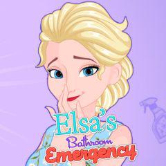 play Elsa'S Bathroom Emergency