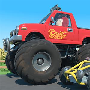 play Oddbods Monster Truck