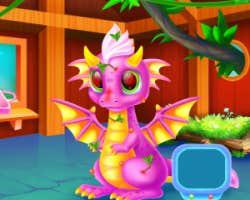 Cute Dragon Caring And Dressup