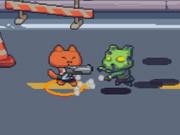 Cat Gunner Vs Zombies