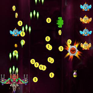 play Space Attack Chicken Invaders