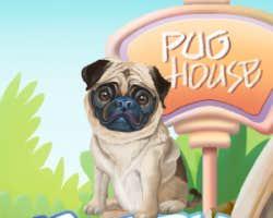 Puppy Pug House Decoration