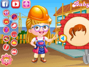 play Baby Hazel Architect Dressup